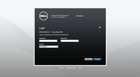 iDRAC Dell PowerEdge R630